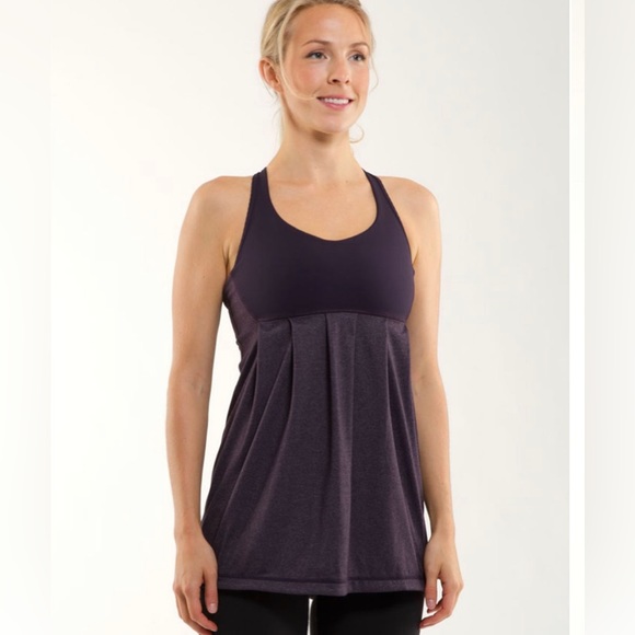 Lululemon Power Technique Tank Navy Blue 6 - Picture 1 of 9
